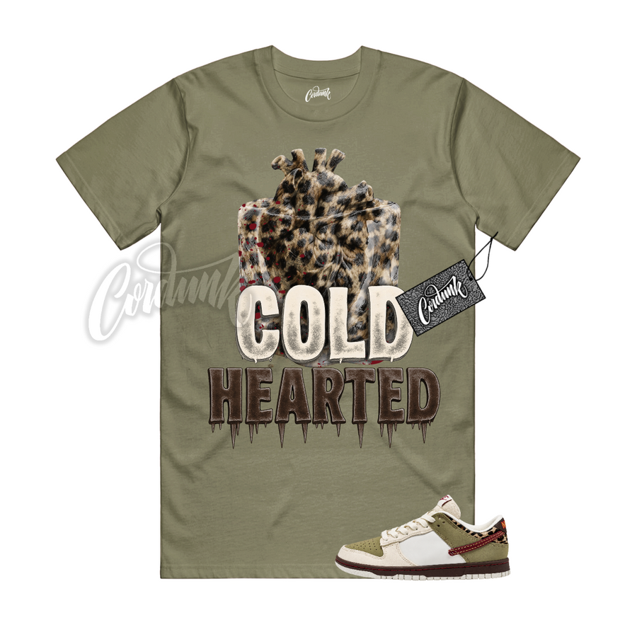 Nike Dunk Leopard Khaki Matching Shirt