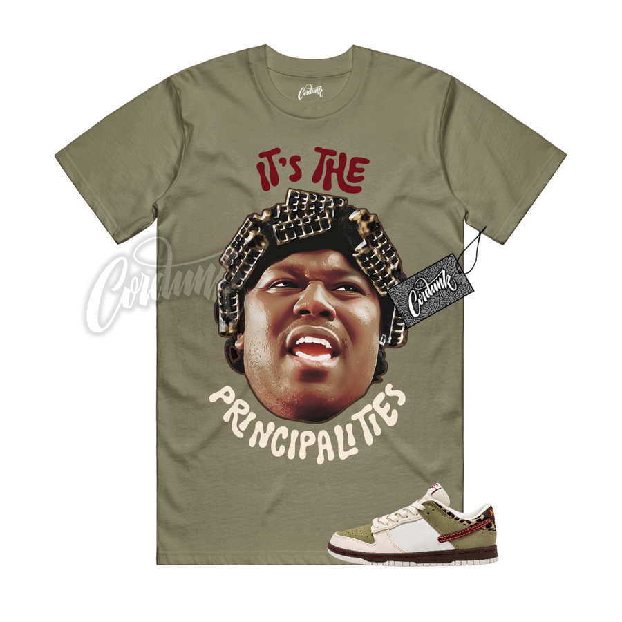 Nike Dunk Leopard Khaki Matching Shirt