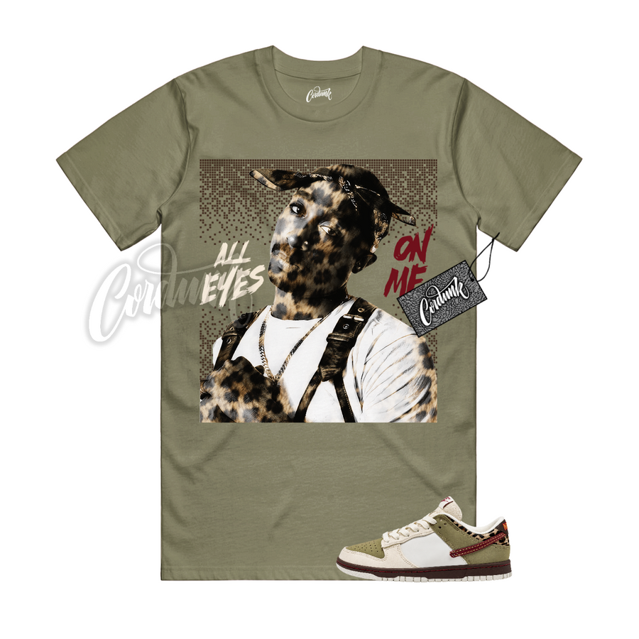Nike Dunk Leopard Khaki Matching Shirt