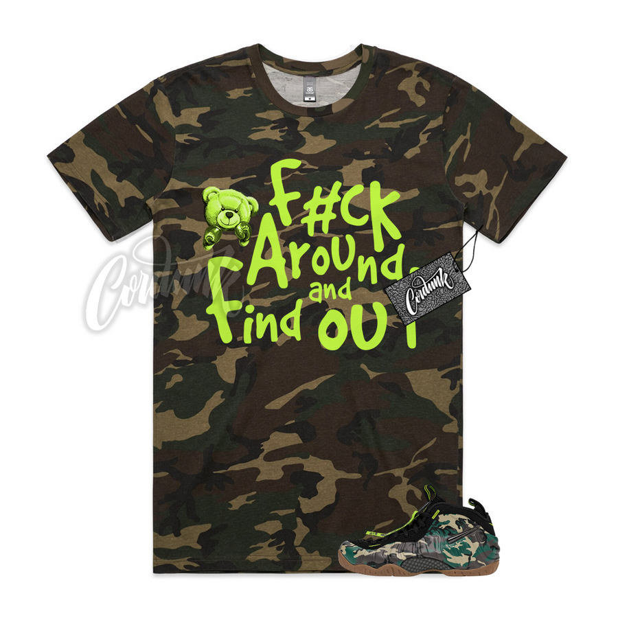Foamposite Army Camo FCK