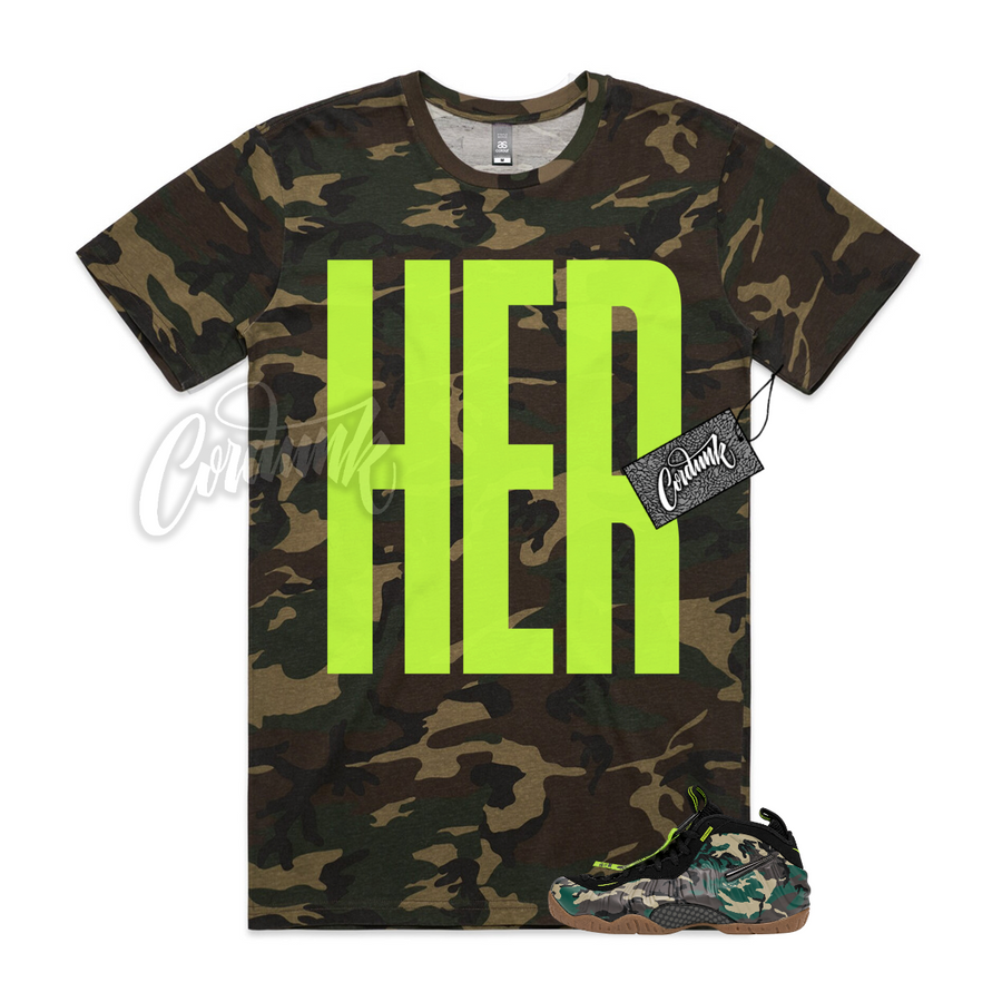Foamposite Army Camo HERTALL