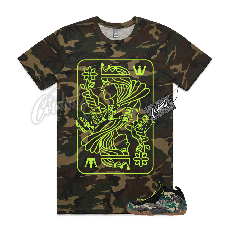 Foamposite Army Camo QUEEN