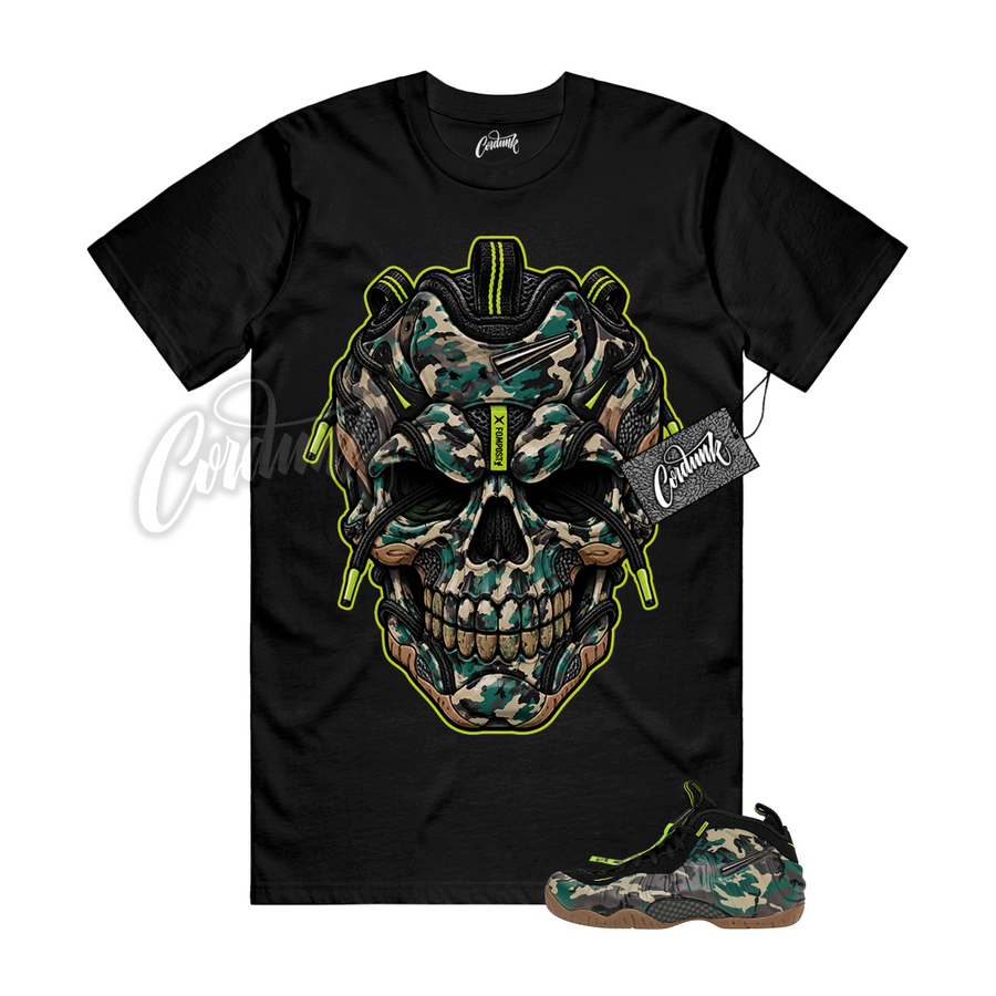 Foamposite Army Camo SKULL